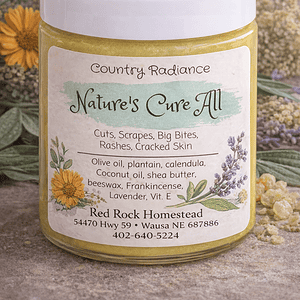 All-natural herbal salve for cuts, scrapes, and skin healing | Red Rock Homestead.