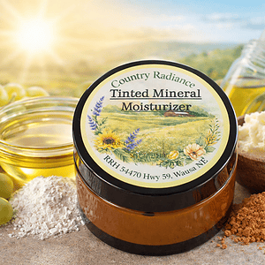 Tinted mineral moisturizer for natural skin glow and sun protection. Perfect for a radiant, healthy.